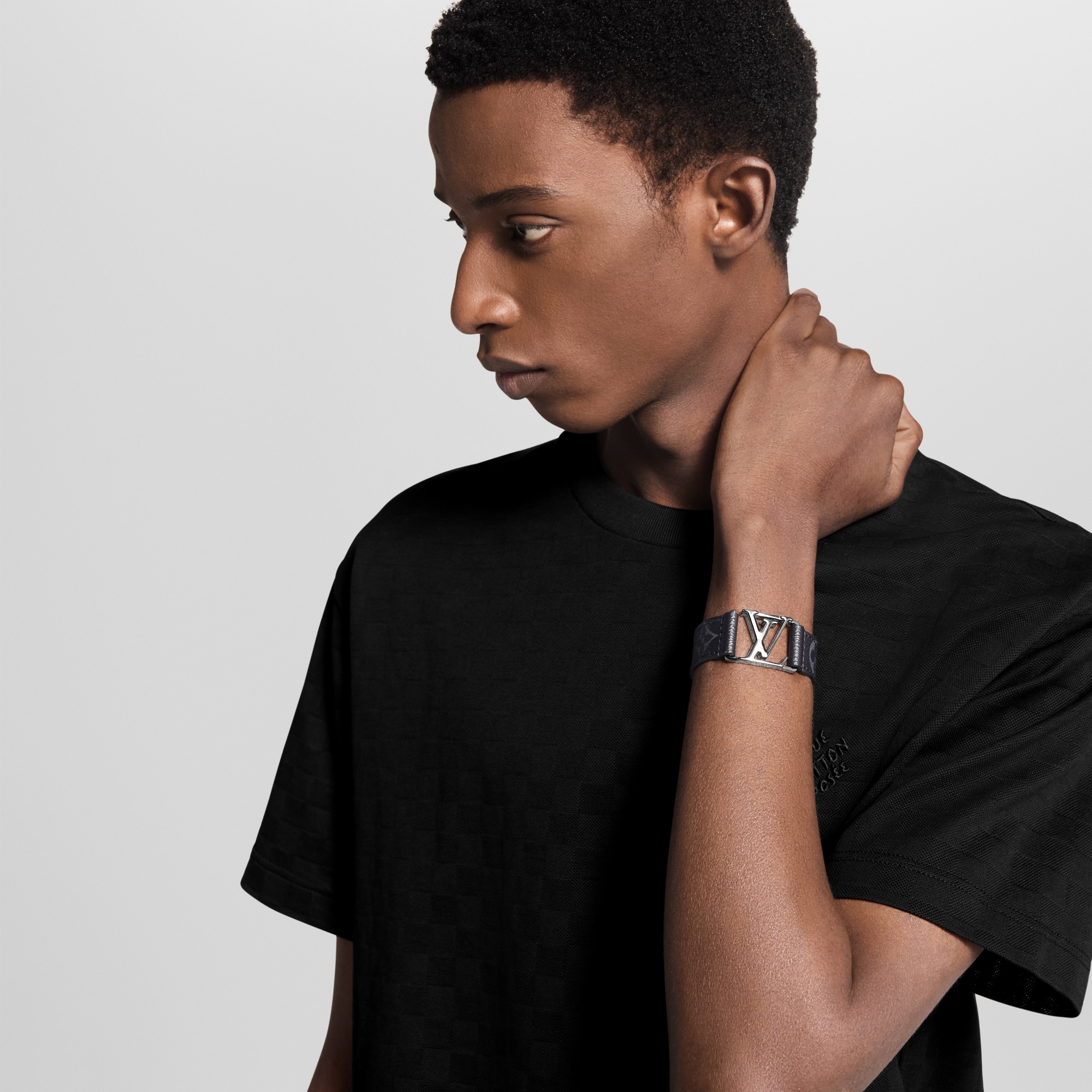 Hockenheim Bracelet - Luxury Monogram Eclipse Canvas Grey | LOUIS